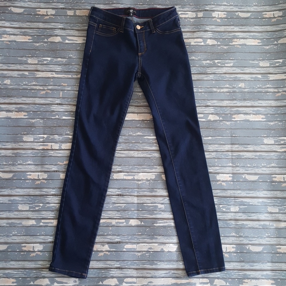 Cello Jeans Size 7 Dark Denim Skinny Leg